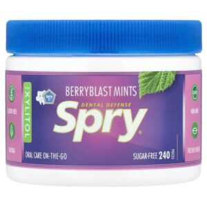 Spry, ягодно-мятные леденцы с ксилитолом, без сахара, 240 шт. — Xlear