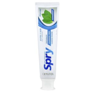 Spry, зубная паста без фторидов, перечная мята, 141 г (5 унций) — Xlear