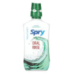 Spry, ополаскиватель для полости рта, натуральная кудрявая мята, 473 мл (16 жидк. унц.) — Xlear