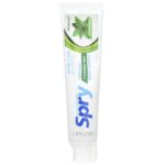 Natural Spry, зубная паста против зубного налета, без фтора, мята, 141 г (5 унций) — Xlear