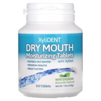Dry Mouth, увлажняющие таблетки с ксилитолом, грушанкой, 100 таблеток — XyliDENT