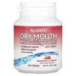 Dry Mouth, увлажняющие таблетки с ксилитолом, гранат и малина, 100 таблеток — XyliDENT