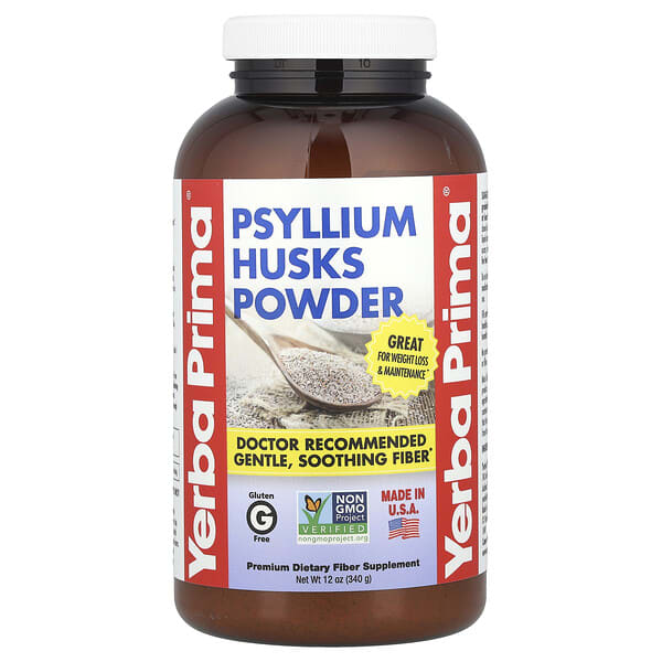 ybp00104_v_38.jpg порошок из шелухи семян подорожника, 340 г (12 унций) — Yerba Prima