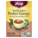 Perfect Energy®, ваниль, 16 чайных пакетиков, 32 г (1,12 унции) — Yogi Tea