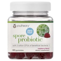 Spore, пробиотик, со вкусом малины, 60 жевательных таблеток — Youtheory
