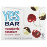 Snack Bar, шоколад с макадамией, 6 батончиков по 40 г (1,4 унции) — Yes Bar