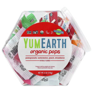 органические леденцы на палочке, 170 г (6 унций) — YumEarth