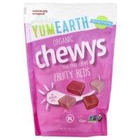 Organic Chewys™, фруктовые красные фрукты, 142 г (5 унций) — YumEarth