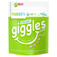 Organic Giggles, кислый вкус, 10 упаковок с закусками, 14 г (0,5 унции) — YumEarth
