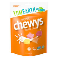 Organic Chewys™, фруктовые жевательные таблетки, 142 г (5 унций) — YumEarth