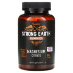 Жевательные мармеладки Strong Earth, цитрат магния, малина и персик, 90 жевательных таблеток — YumVs