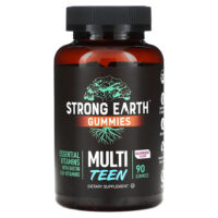 Strong Earth, жевательные мармеладки для подростков, малина, 90 жевательных таблеток — YumVs
