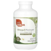 Omega 3 Platinum, усовершенствованный рыбий жир с омега-3, 2000 мг, 360 капсул (1000 мг в 1 мягкой таблетке) — Zahler