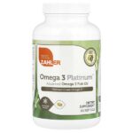 Omega 3 Platinum™, улучшенный рыбий жир с омега-3, 180 капсул (1000 мг в 1 капсуле) — Zahler