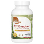 B12 Energizer, формула витамина B12 и фолиевой кислоты, натуральная вишня, 360 пастилок — Zahler