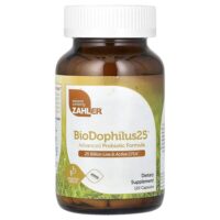 BioDophilus25, улучшенная формула пробиотика, 25 млрд КОЕ, 120 капсул — Zahler