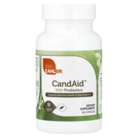 CandAid™, с пробиотиками, 60 капсул — Zahler