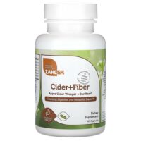 яблочный уксус + Sunfiber, 60 капсул — Zahler