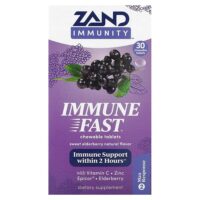 Immunity, Immune Fast, сладкая бузина, 30 жевательных таблеток — Zand