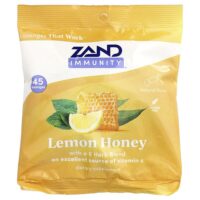 Immunity™, леденцы с лимоном и медом, 45 пастилок — Zand