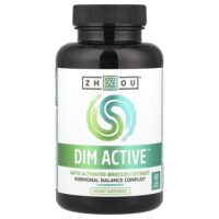 DIM Active™ с активированным экстрактом брокколи, 60 растительных капсул — Zhou Nutrition