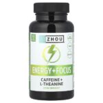 Energy + Focus`` 60 растительных капсул — Zhou Nutrition