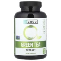 экстракт зелёного чая, 500 мг, 120 растительных капсул — Zhou Nutrition