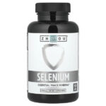 Селен, 200 мкг, 100 растительных капсул — Zhou Nutrition
