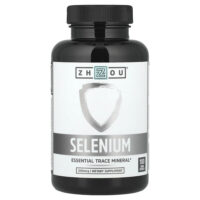 Селен, 200 мкг, 100 растительных капсул — Zhou Nutrition