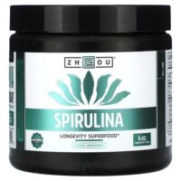 Спирулина, суперфуд для долголетия, 170 г (6 унций) — Zhou Nutrition