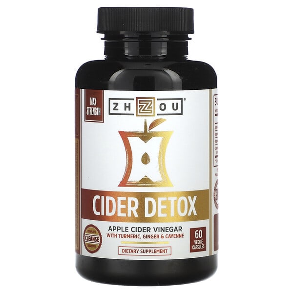 zho18892_v_34.jpg Cider Detox, 60 растительных капсул — Zhou Nutrition