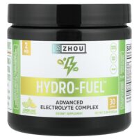 Hydro-Fuel™, улучшенный комплекс электролитов, лимон и лайм, 152 г (5,36 унции) — Zhou Nutrition