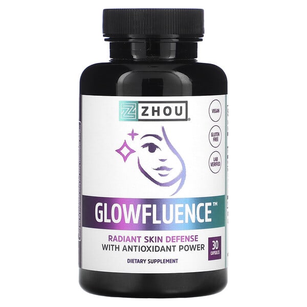 zho45511_v_8.jpg Glowfluence, 30 капсул — Zhou Nutrition