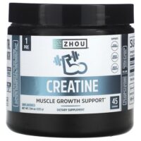 Креатин, без добавок, 5 г (225 г) — Zhou Nutrition