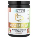 BCAA для мышц, со вкусом тропического пунша, 257 г (9,06 унции) — Zhou Nutrition