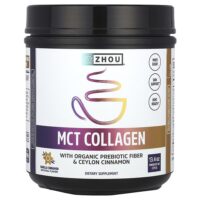 MCT Collagen, Vanilla Cinnamon, 13.4 oz (379 g) — Zhou Nutrition