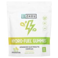 Водные жевательные таблетки, лимон и лайм, 60 жевательных таблеток — Zhou Nutrition