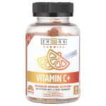 Витамин C +, апельсиновый вкус, 60 веганских жевательных таблеток — Zhou Nutrition