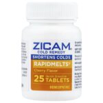 Cold Remedy, RapidMelts®, с вишневым вкусом, 25 быстрорастворимых таблеток — Zicam