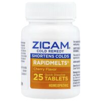 Cold Remedy, RapidMelts®, с вишневым вкусом, 25 быстрорастворимых таблеток — Zicam