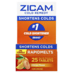 Cold Remedy, RapidMelts®, с цитрусовым вкусом, 25 быстрорастворимых таблеток — Zicam