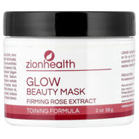 Glow Beauty Mask, укрепляющий экстракт розы, 56,69 г (2 унции) — Zion Health