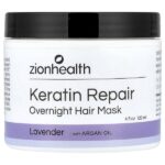 ночная маска для волос с кератином, лаванда, 120 мл (4 жидк. унции) — Zion Health