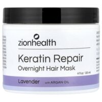 ночная маска для волос с кератином, лаванда, 120 мл (4 жидк. унции) — Zion Health