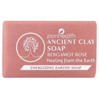 Кусковое мыло с бергамотом и розой Ancient Clay, 170 г (6 унций) — Zion Health