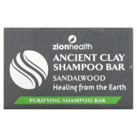 Шампунь для волос Ancient Clay, сандаловое дерево, 70 г (6 унций) — Zion Health