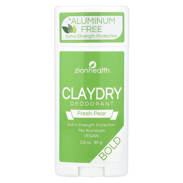 zio10515_v_8.jpg Bold, дезодорант ClayDry, свежесть груши, 80 г (2,8 унции) — Zion Health