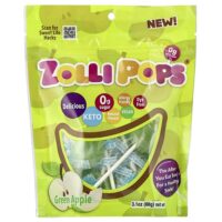 The Clean Teeth, леденцы, со вкусом зеленого яблока, 88 г (3,1 унции) — Zollipops