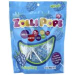 The Clean Teeth Pops, голубая малина, 88 г (3,1 унции) — Zollipops