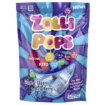 The Clean Teeth Pops, виноград и голубая малина, прибл. 23-25 леденцов, 147 г (5,2 унции) — Zollipops